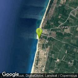 Lo spot di pesca di Foce fiume Mesima: Spigola a surfcasting con il vivo
