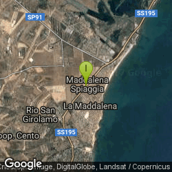Lo spot di pesca di Maddalena Spiaggia - Cagliari - Spigola di oltre 3kg a surf casting