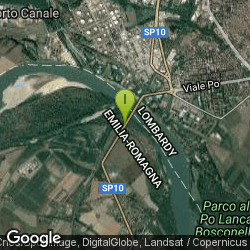 Lo spot di pesca di Pesca del pesce siluro sul fiume Po nella zona di Cremona