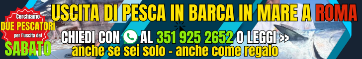 Uscite di pesca in mare