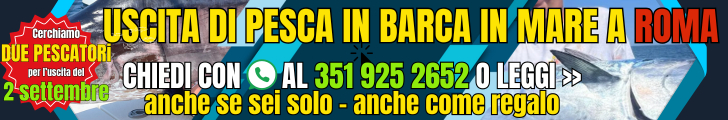 Uscite di pesca in mare