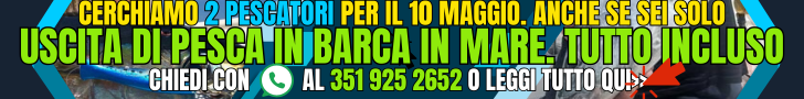 Uscite di pesca in mare