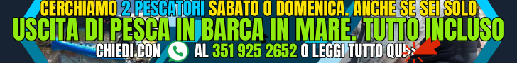 Uscite di pesca in mare