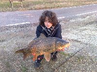     fly fishing for big carp  