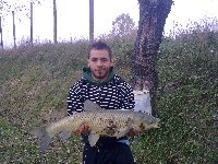 Una bella bimba. Carpa di oltre 7kg