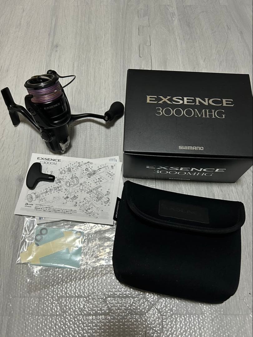 [Usato] Mulinello da spinning Shimano 21 Exsence 3000MHG in acqua salata...