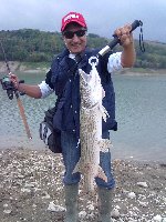 italian pike con Rapala X-Rap