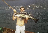 Tirlindana sul lago di Como pesca Siluro di 15kg con Rapala floating da 13cm