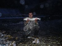 Valstagna fiume Brenta marmorata con livelli minimi del fiume 