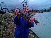 Trota di 1.1kg al lago le palme con camole del miele.