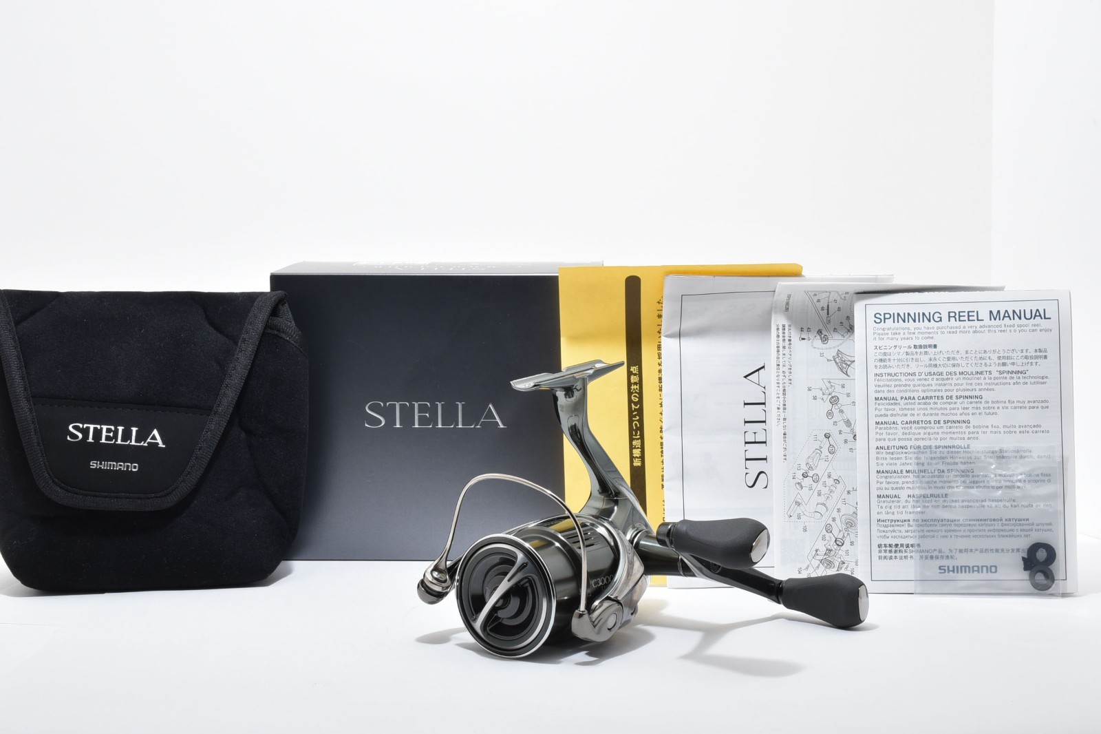 Shimano 22 STELLA C3000SDHHG Mulinello Da Pesca Poco Usato Da Giappone #2762