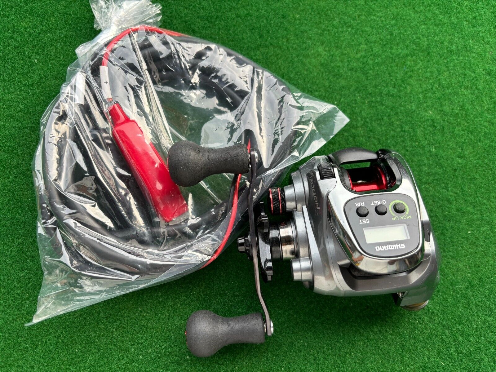Mulinello elettrico Shimano 15 Force Master 300Dh impugnatura destra usato