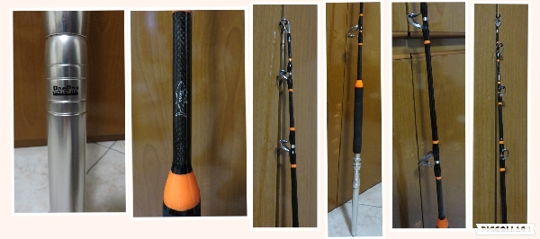 canna da tonni 20/30lb artigianale