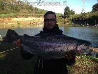 6kg di trota ai laghi Mammut in via tragliatella