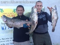 Doppietta di Big Trout - Lago Le Palme Roma