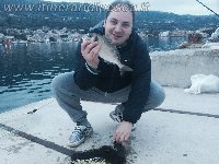 Esca muriddu per questa orata pescata a Vibo Marina