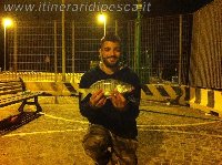 Fiumicino - Mormora nel canale con gambero vivo