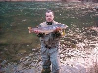 Valstagna fiume Brenta marmorata con livelli minimi del fiume 