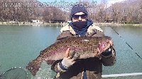 La Shimano Vengeance di Simone regge questa big di 6kg al lago Rio