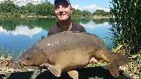 lago gatti carpfishing con super carpa da 22kg
