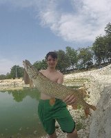 Luccio di 102cm al Cocchia Pub a Romano di Lombardia