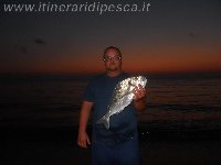 Orata a beach per Michele a Vibo Marina