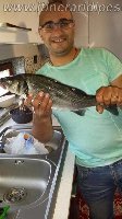 Pesca al molo manfredi Salerno con spigola di oltre il kg con mommotti