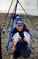 Pesca al pagello da riva a surf casting