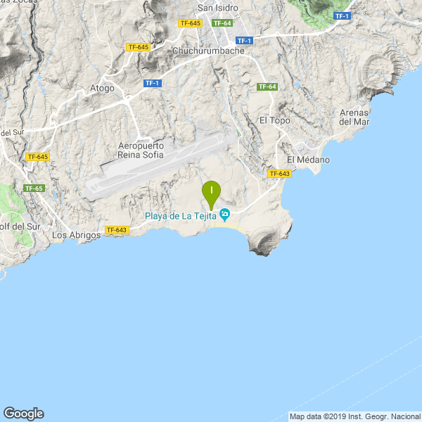 Il luogo di pesca. Lat: 28.034922 Long: -16.560094