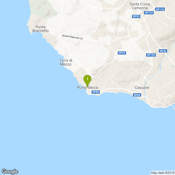 Il luogo di pesca. Lat: 36.790014 Long: 14.493301