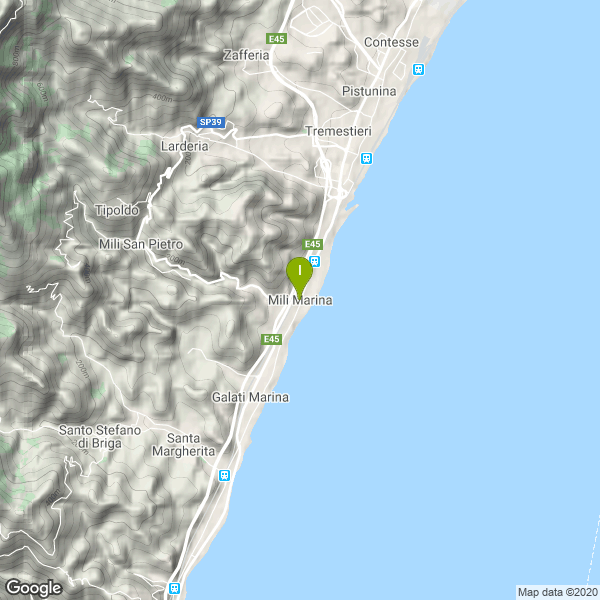 Il luogo di pesca. Lat: 38.1191229 Long: 15.5153817