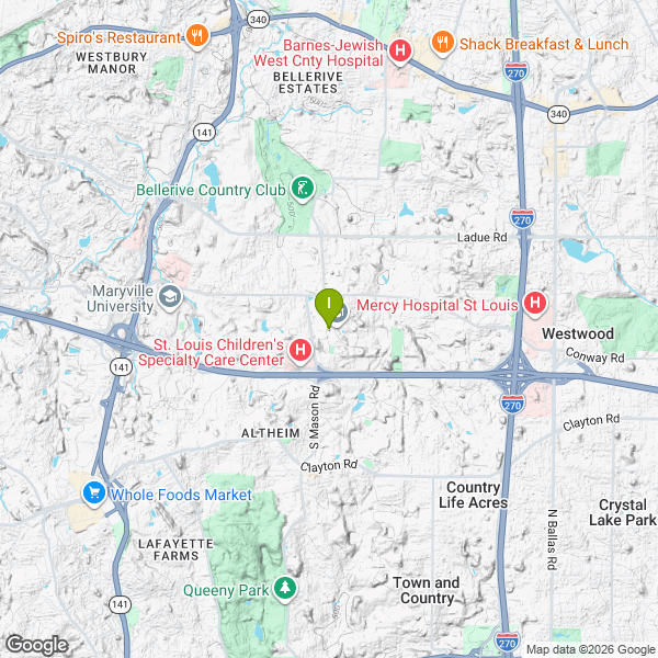 Il luogo di pesca. Lat: 38.6441950 Long: -90.4787953