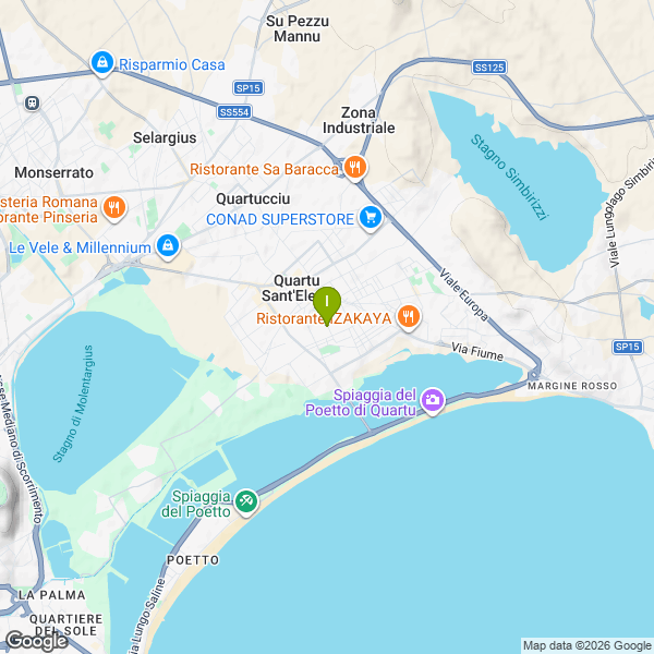 Il luogo di pesca. Lat: 39.2366817 Long: 9.1883612