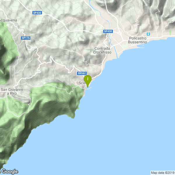 Il luogo di pesca. Lat: 40.052433 Long: 15.492629