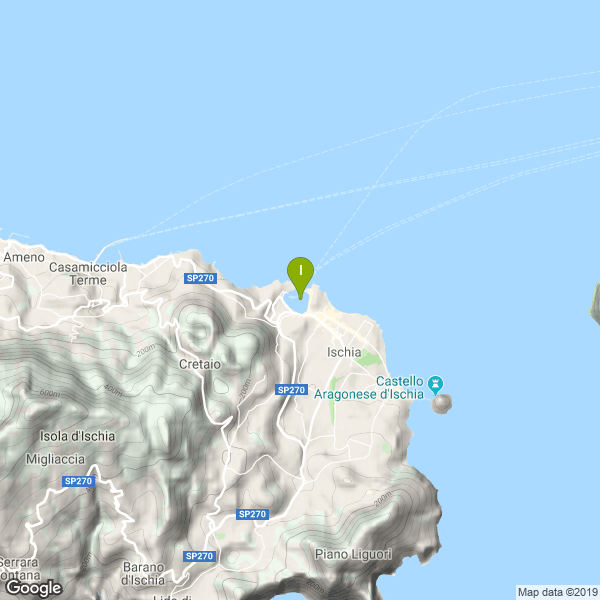 Il luogo di pesca. Lat: 40.744592 Long: 13.94104