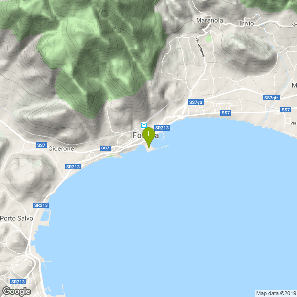 Il luogo di pesca. Lat: 41.252516 Long: 13.607941