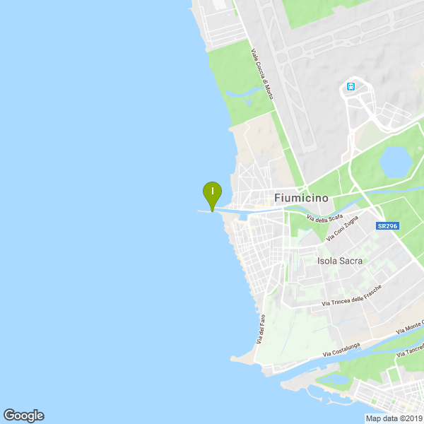 Il luogo di pesca. Lat: 41.77098 Long: 12.218082