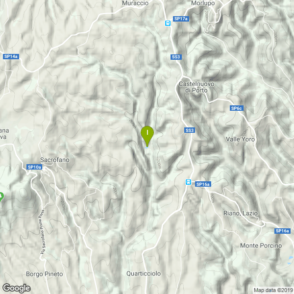 Il luogo di pesca. Lat: 42.1115 Long: 12.483421