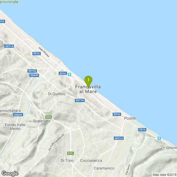 Il luogo di pesca. Lat: 42.415418 Long: 14.299042