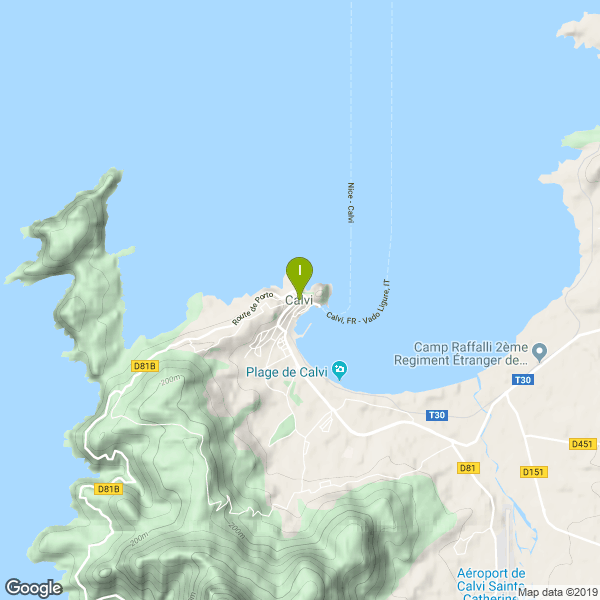Il luogo di pesca. Lat: 42.5676510 Long: 8.7572220