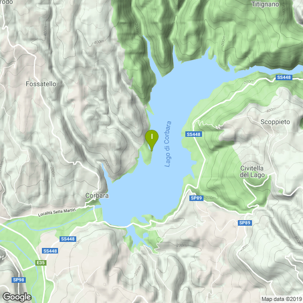 Le coordinate di questo lago a pagamento. Lat: 42.716813 Long: 12.247696