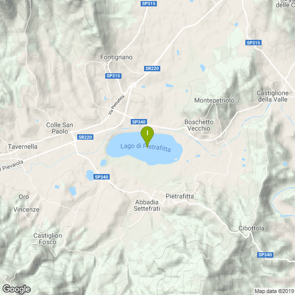 Le coordinate di questo lago a pagamento. Lat: 43.004212 Long: 12.204586