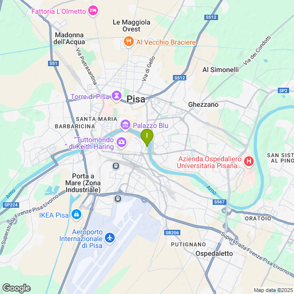 Il luogo di pesca. Lat: 43.7118052 Long: 10.4072971