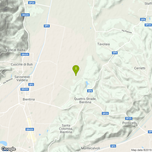 Il luogo di pesca. Lat: 43.7216911 Long: 10.6534443