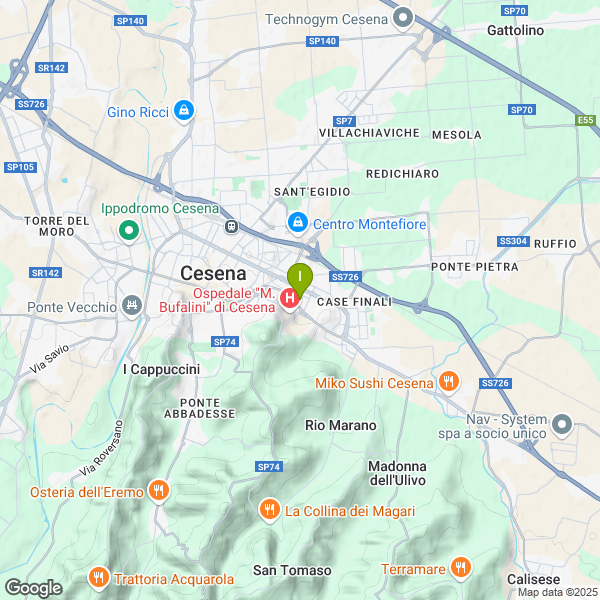 Il luogo di pesca. Lat: 44.1362335 Long: 12.2612576