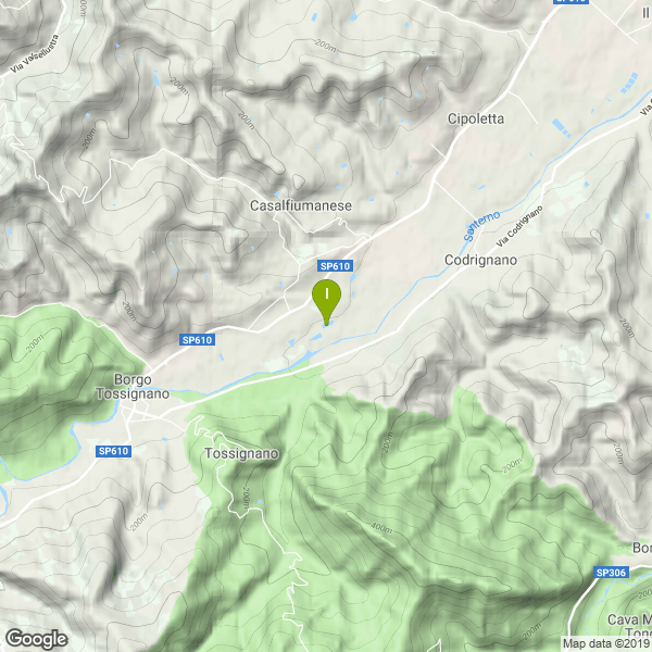 Il luogo di pesca. Lat: 44.286885 Long: 11.618743