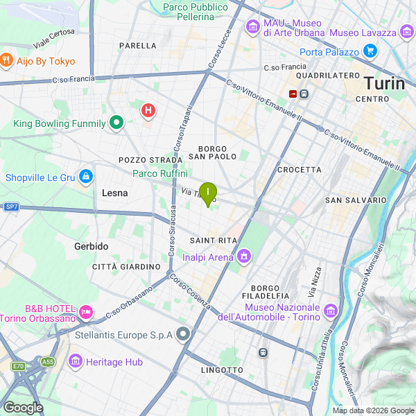 Il luogo di pesca. Lat: 45.0517481 Long: 7.6432430