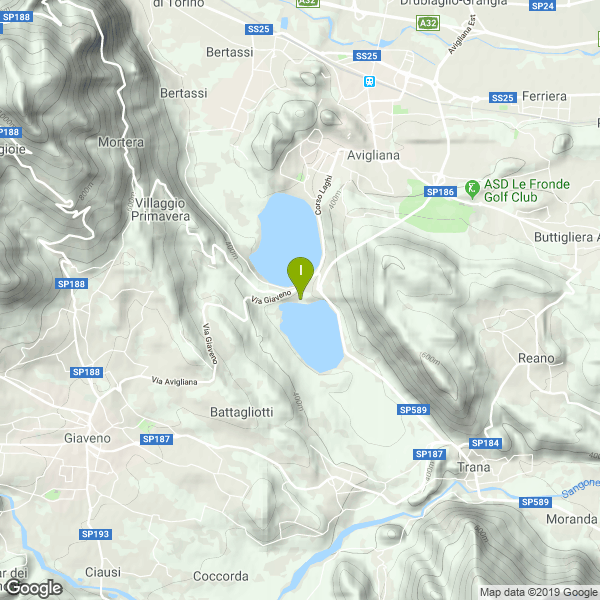 Le coordinate di questo lago a pagamento. Lat: 45.058729 Long: 7.389164