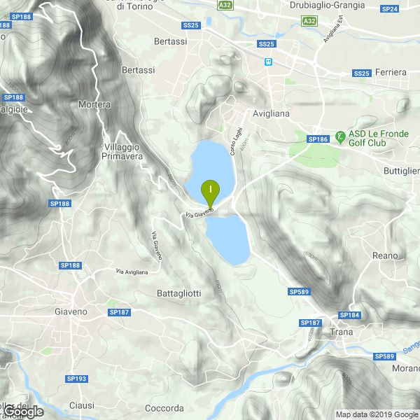 Le coordinate di questo lago a pagamento. Lat: 45.059638 Long: 7.386761