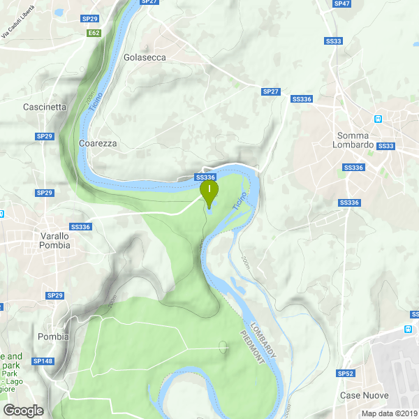 Le coordinate di questo lago a pagamento. Lat: 45.670781 Long: 8.671397